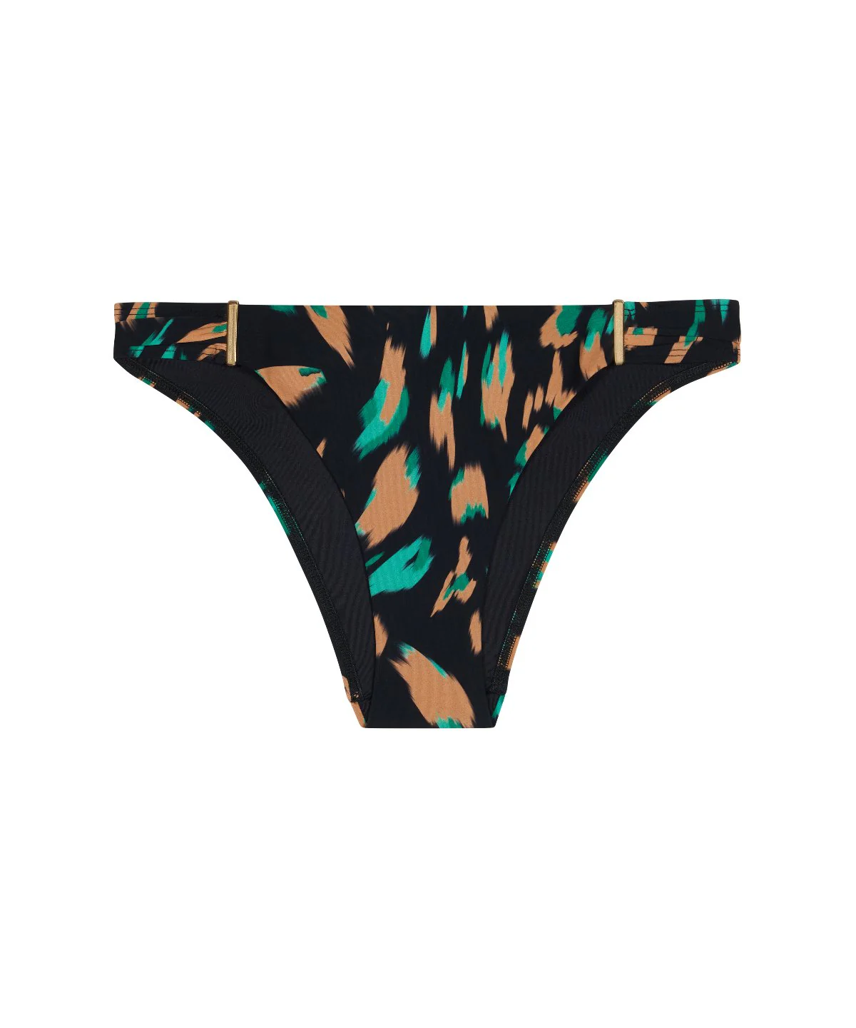 Feline Energy Bas de maillot de bain taille basse Green Panther - Image 2
