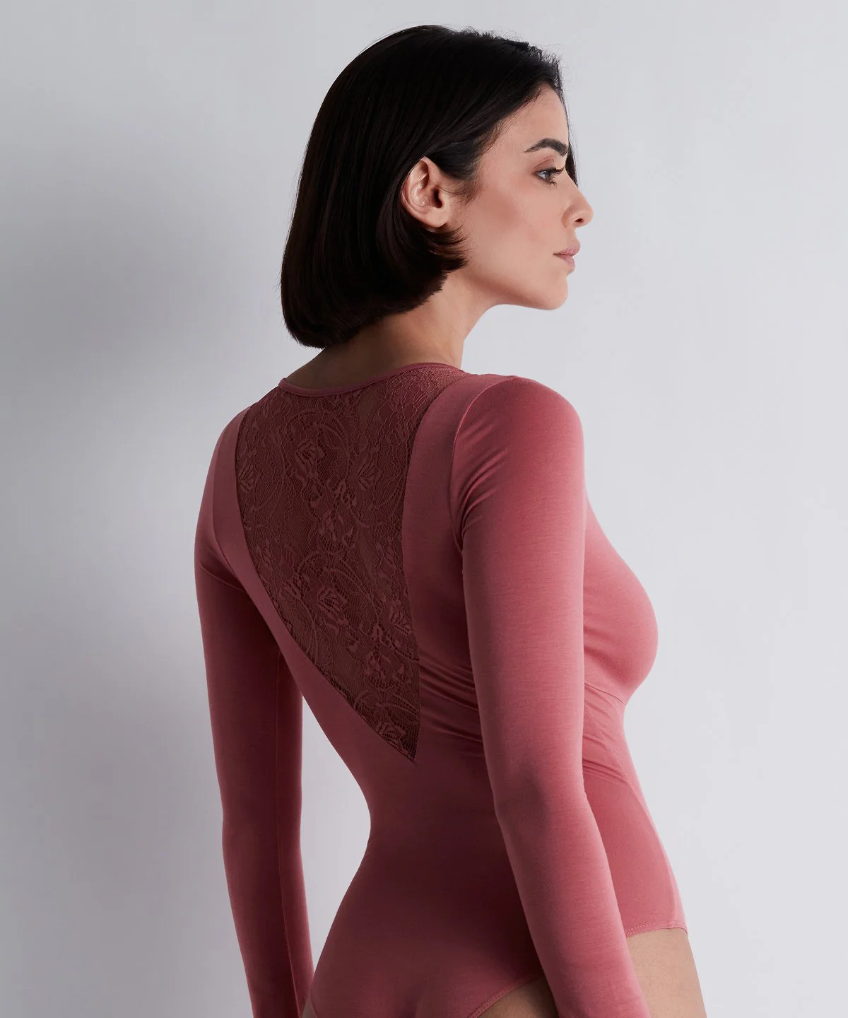 Lazy Days Body Manches Longues Rosewood - Image 3
