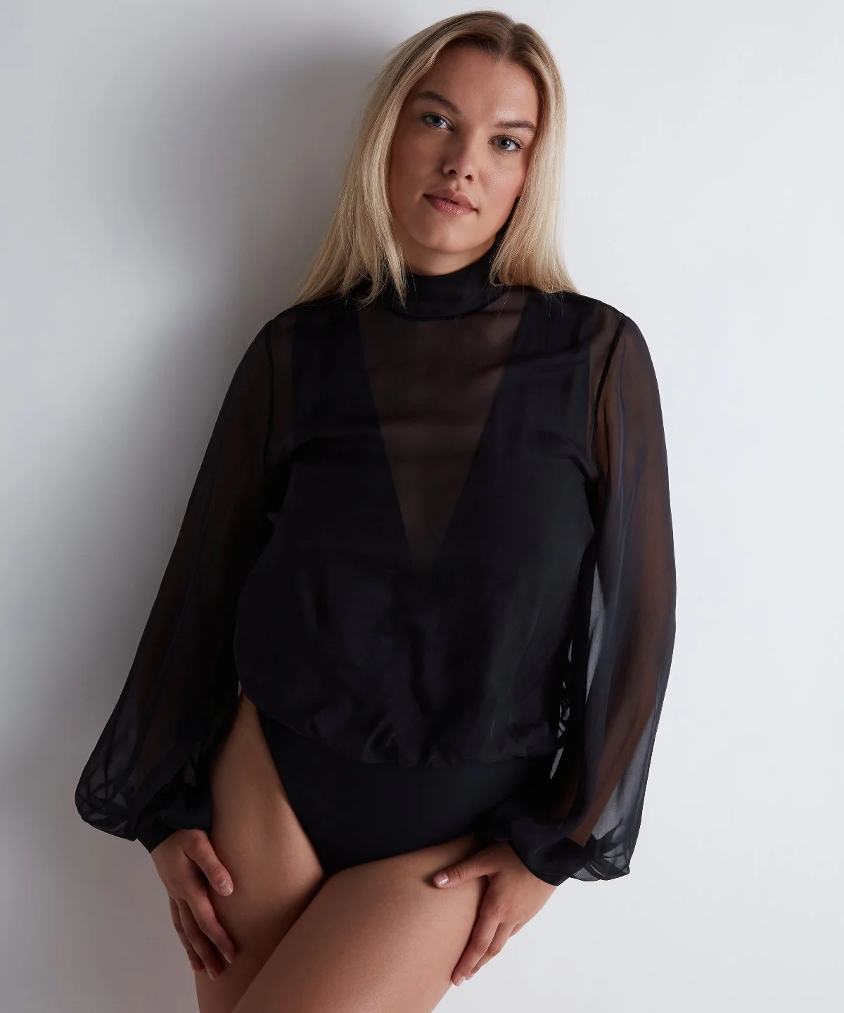 Les Bodys by Aubade Body Manches Longues Black - Image 5
