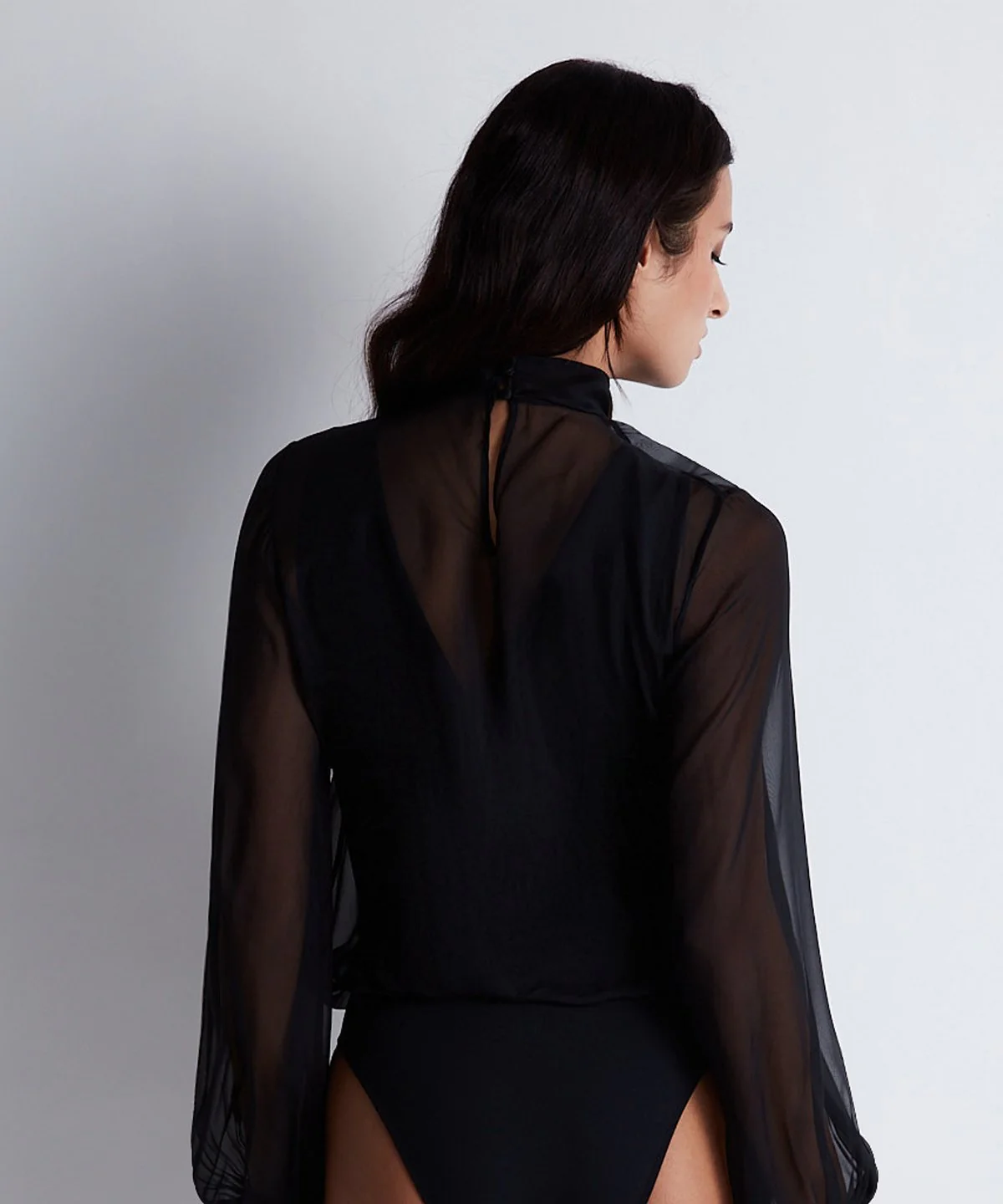 Les Bodys by Aubade Body Manches Longues Black - Image 7