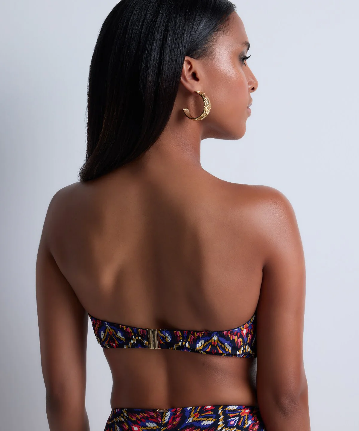 Sunkissed Allure Haut de maillot de bain Bandeau coques amovibles Ikat - Image 6