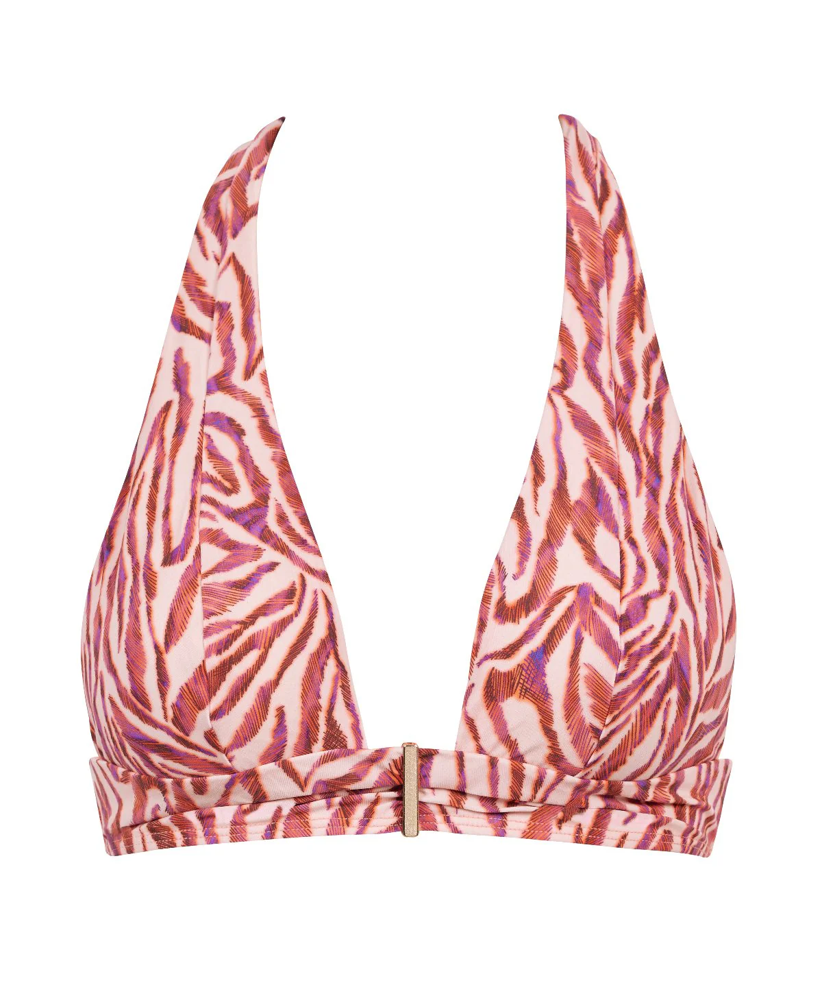 Feline Energy Haut de maillot de bain Triangle Pink Tiger - Image 3