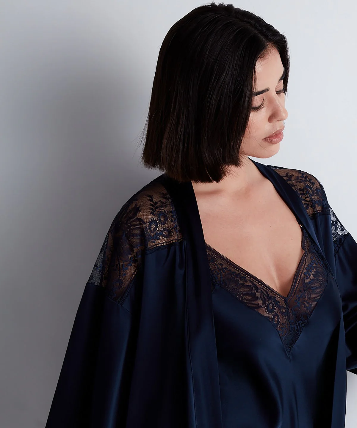 Midnight Whisper Kimono Evening Blue - Image 3