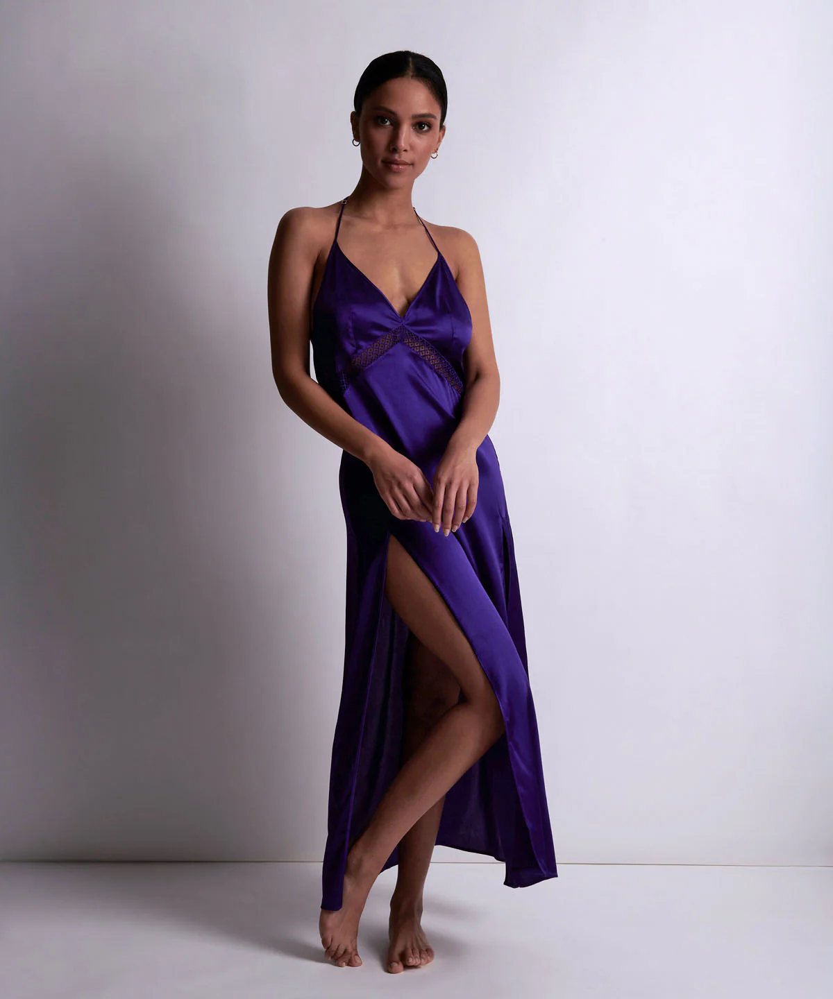 Silk Desire Nuisette longue Ultraviolet - Image 3