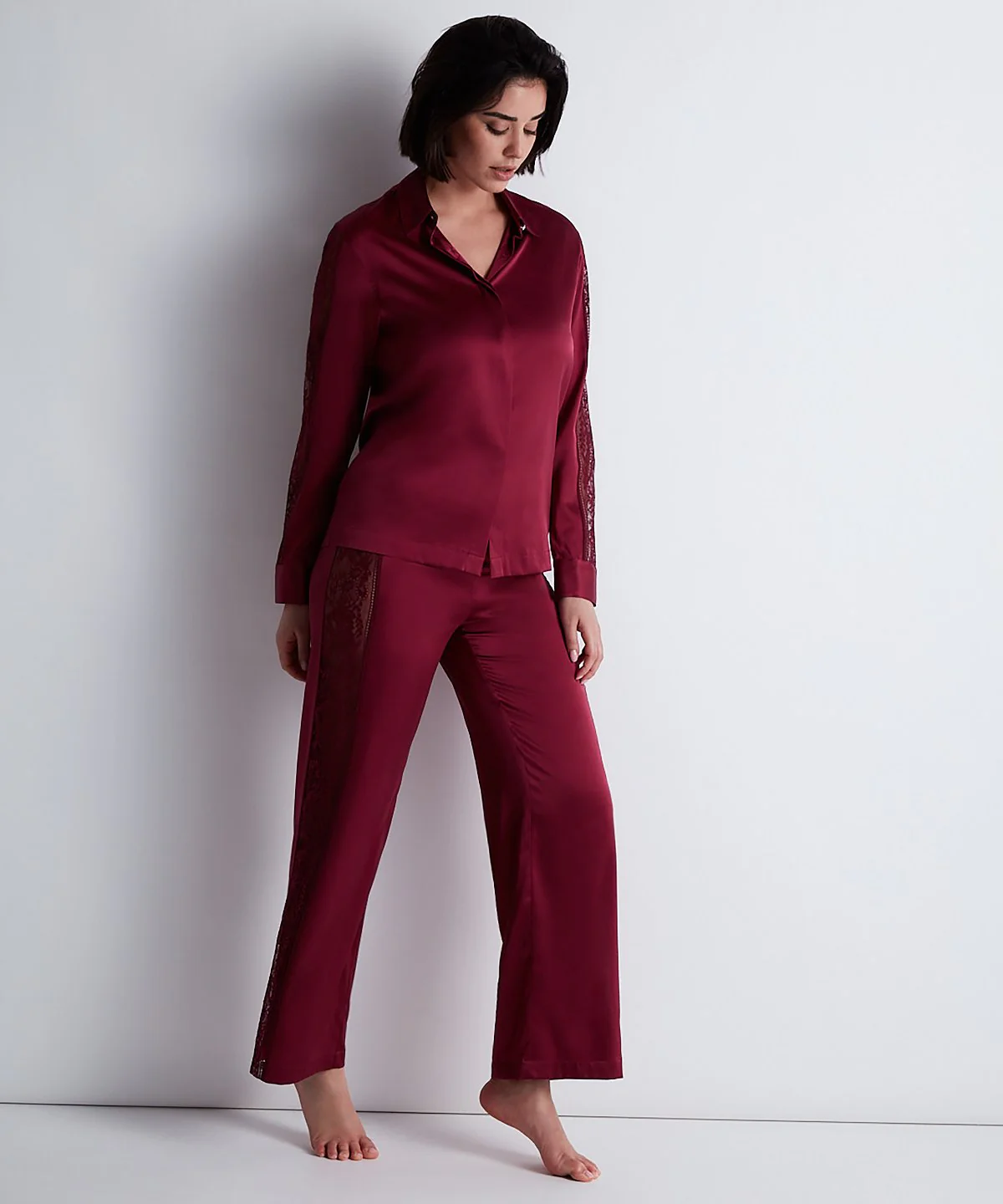 Midnight Whisper Pantalon Crimson Red - Image 5