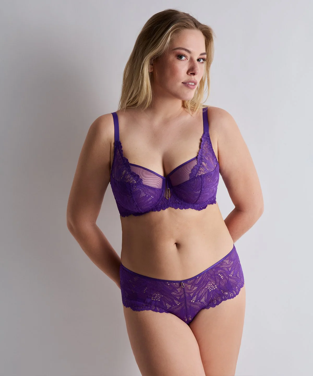 Flowermania Soutien-gorge Emboîtant Foulard Poison Purple - Image 3