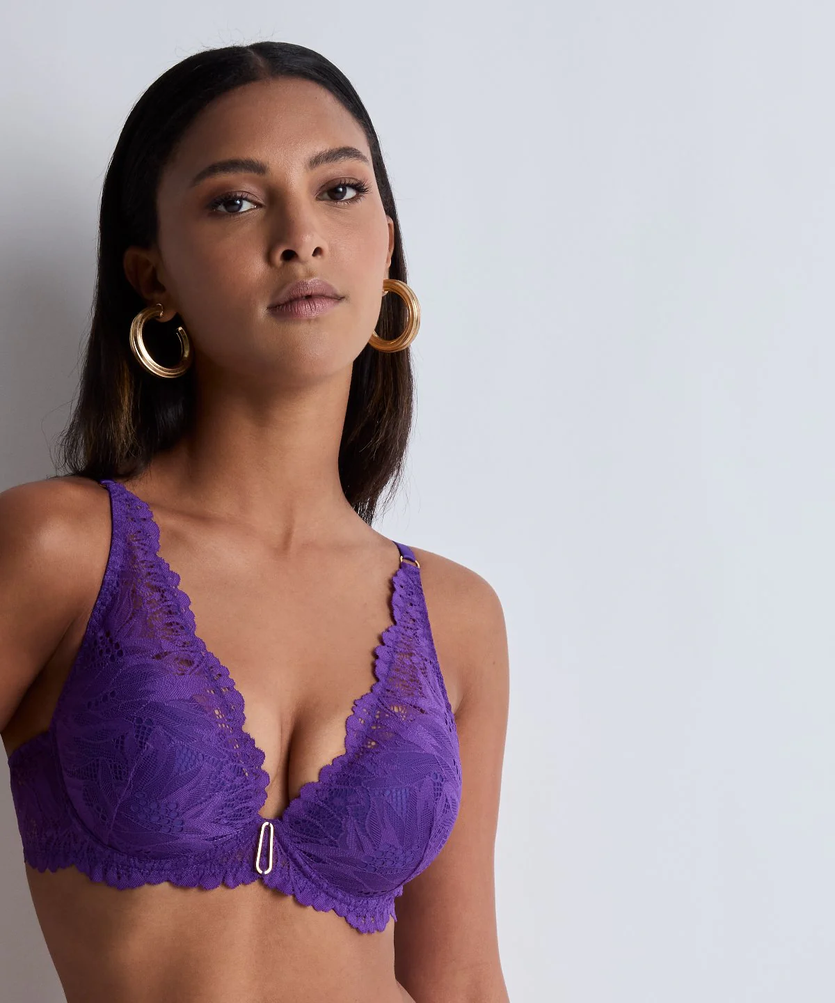 Flowermania Soutien-gorge Plunge foulard Poison Purple - Image 3