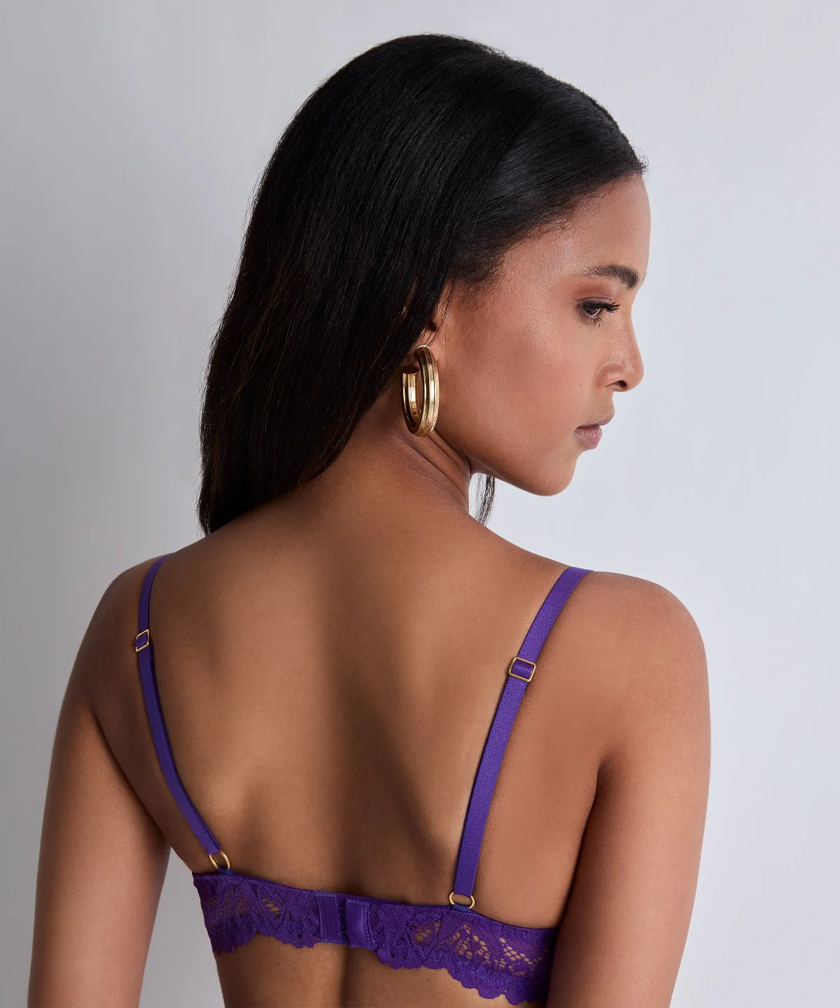 Flowermania Soutien-gorge Plunge foulard Poison Purple - Image 7