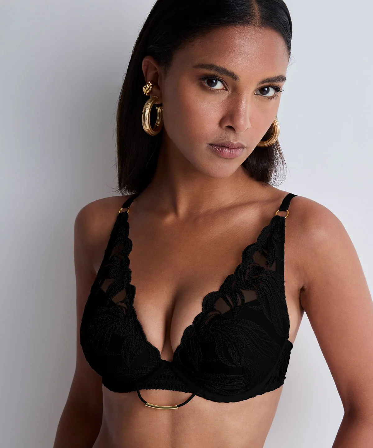 Into The Groove Soutien-gorge Plunge foulard Black - Image 2