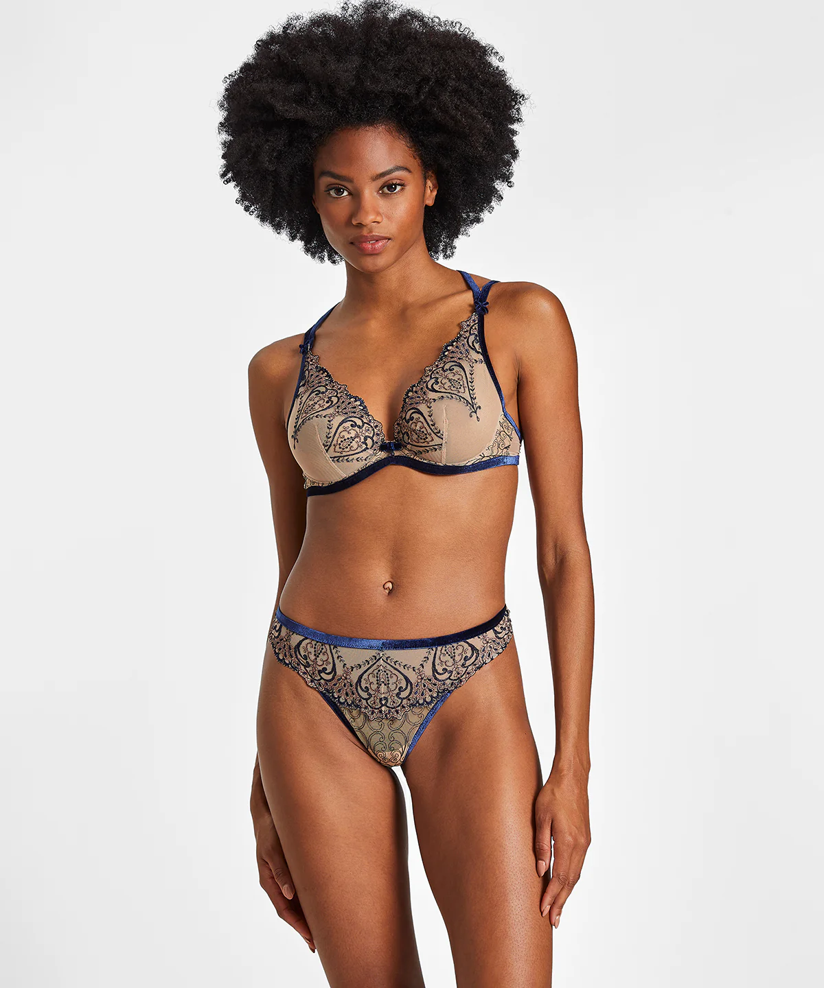 Coeurs Enlacés Soutien-gorge Triangle avec armatures Nightfall - Image 2