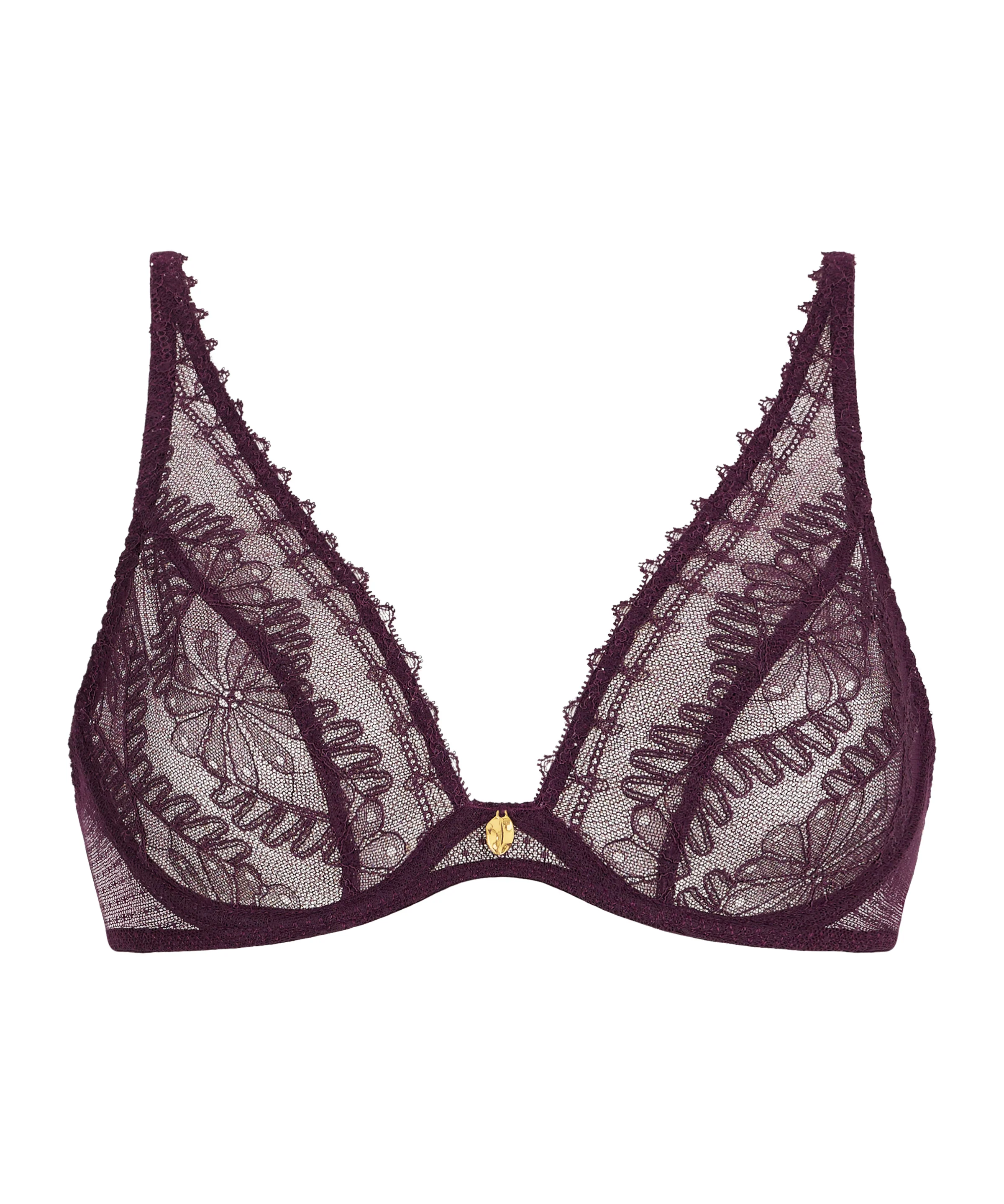Mystery of Love Soutien-gorge Triangle avec armatures Plum - Image 10