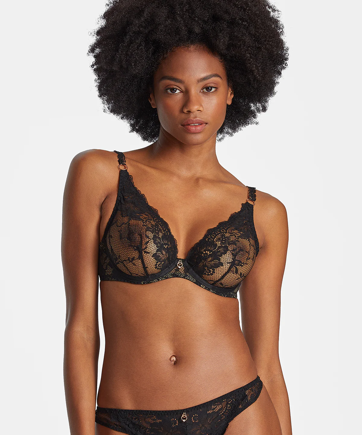 Night Bird Soutien-gorge Triangle avec armatures Black queen - Image 3