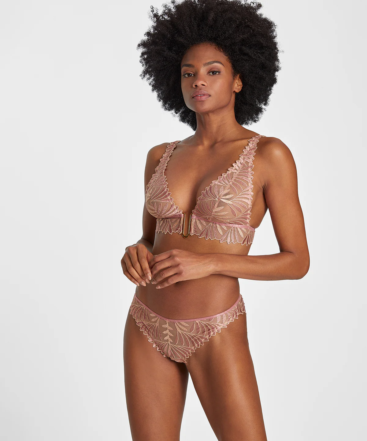 Sensory Illusion Soutien-gorge Triangle bralette Silk Rose - Image 2